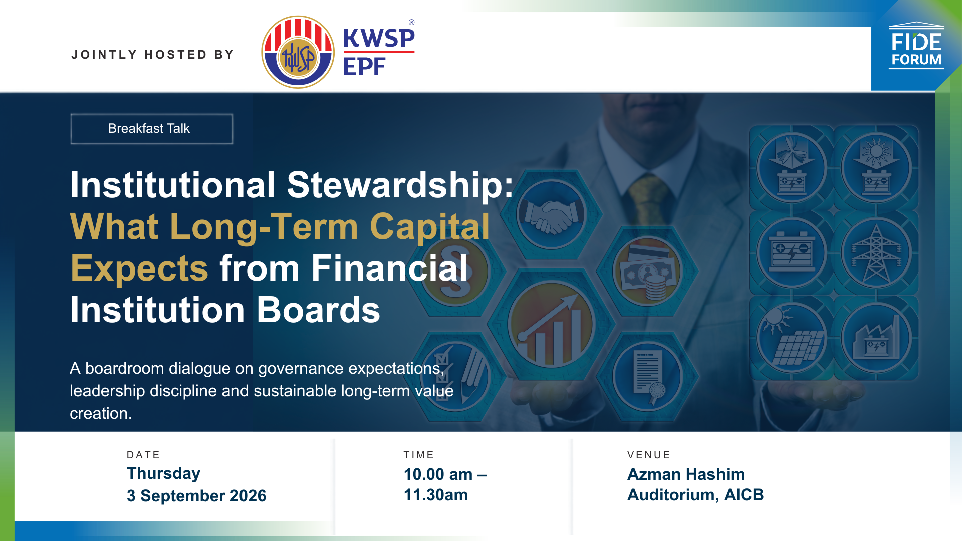 Breakfast Talk - Institutional Stewardship What Long Term Capital Expects from Financial Institution Boards