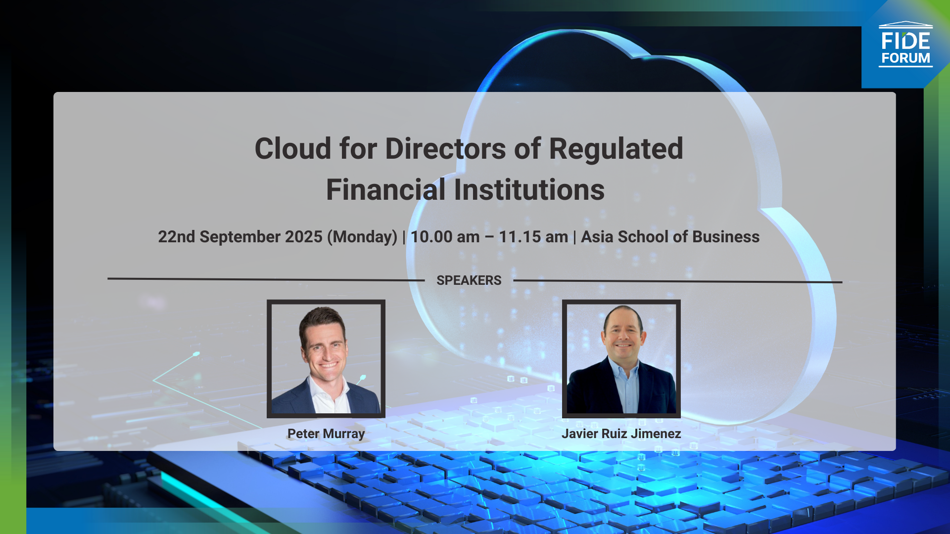 Cloud for Directors of Regulated Financial Institutions
