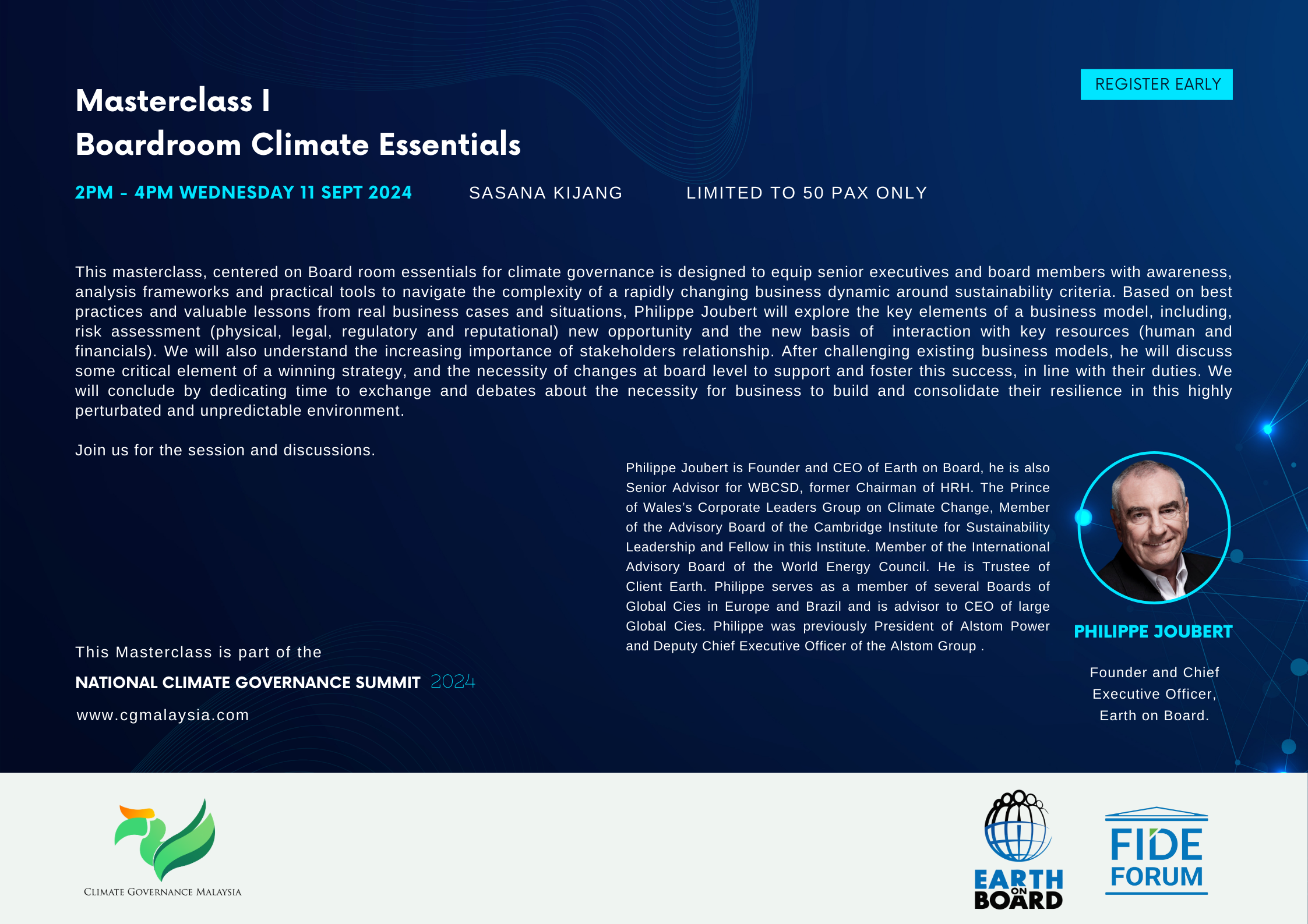 Masterclass I Boardroom Climate Essentials