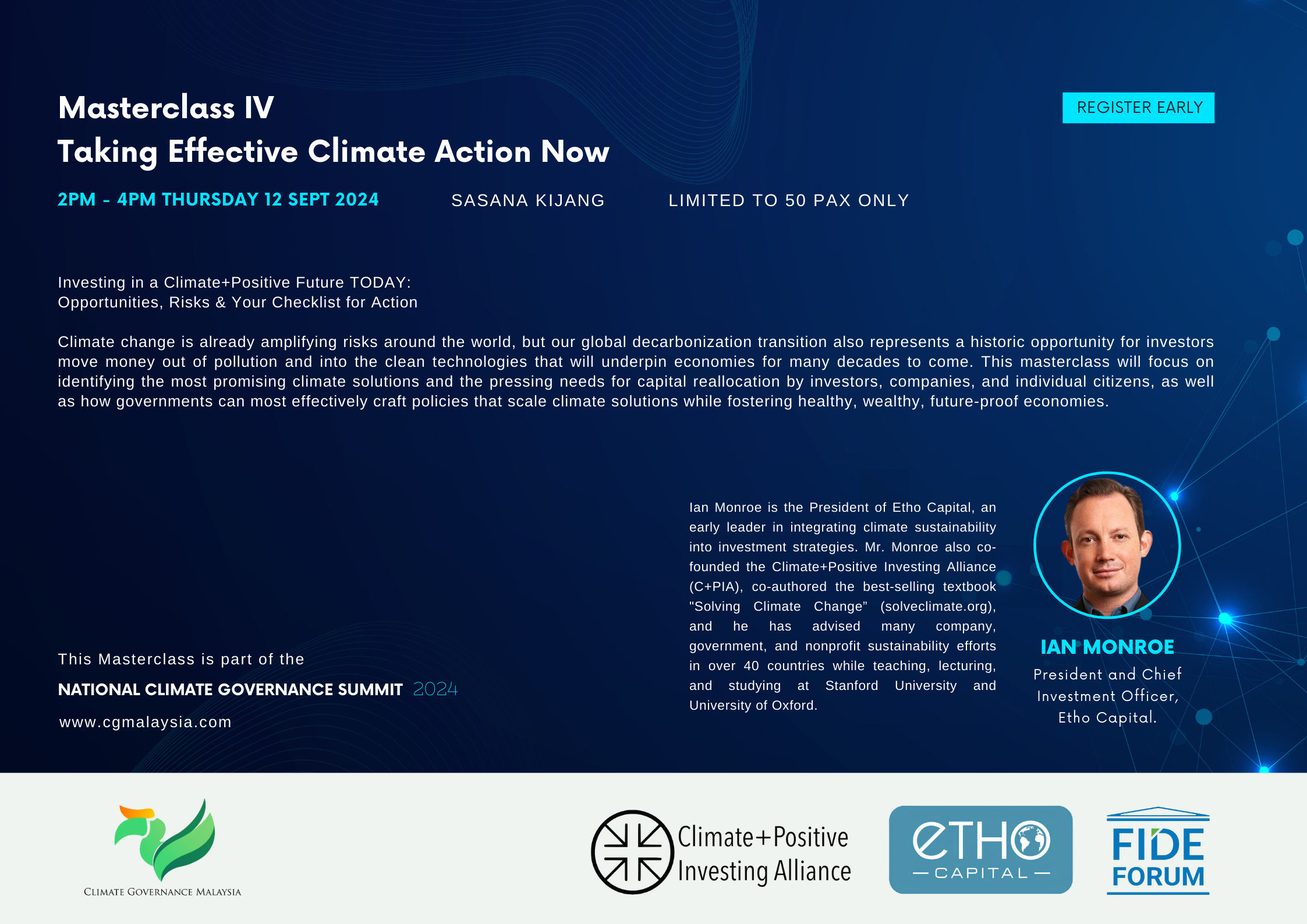 Masterclass IV | Taking Effective Climate Action Now