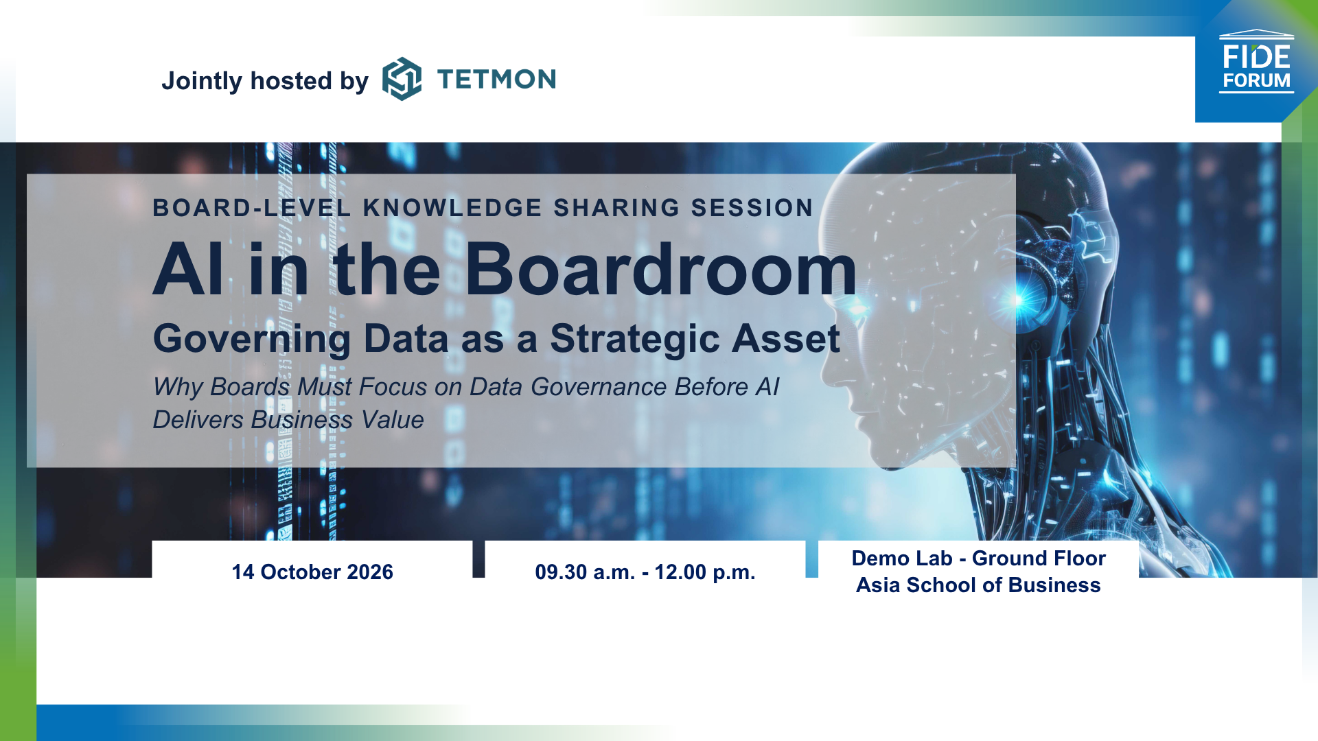 AI Starts in the Boardroom: Governing Data as a Strategic Asset - Why Boards Must Focus on Data Governance Before AI Delivers Business Value