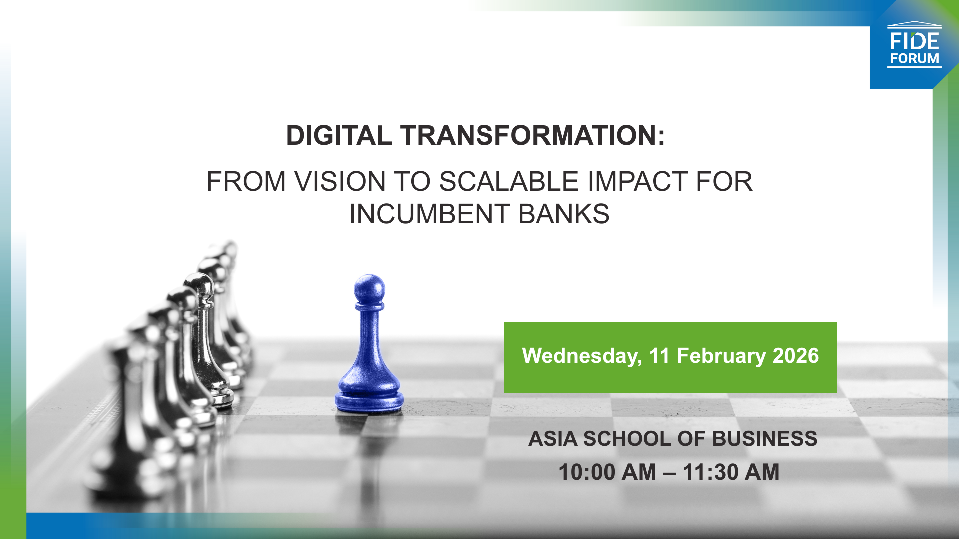 Digital Transformation: From Vision to Scalable Impact for Incumbent Banks