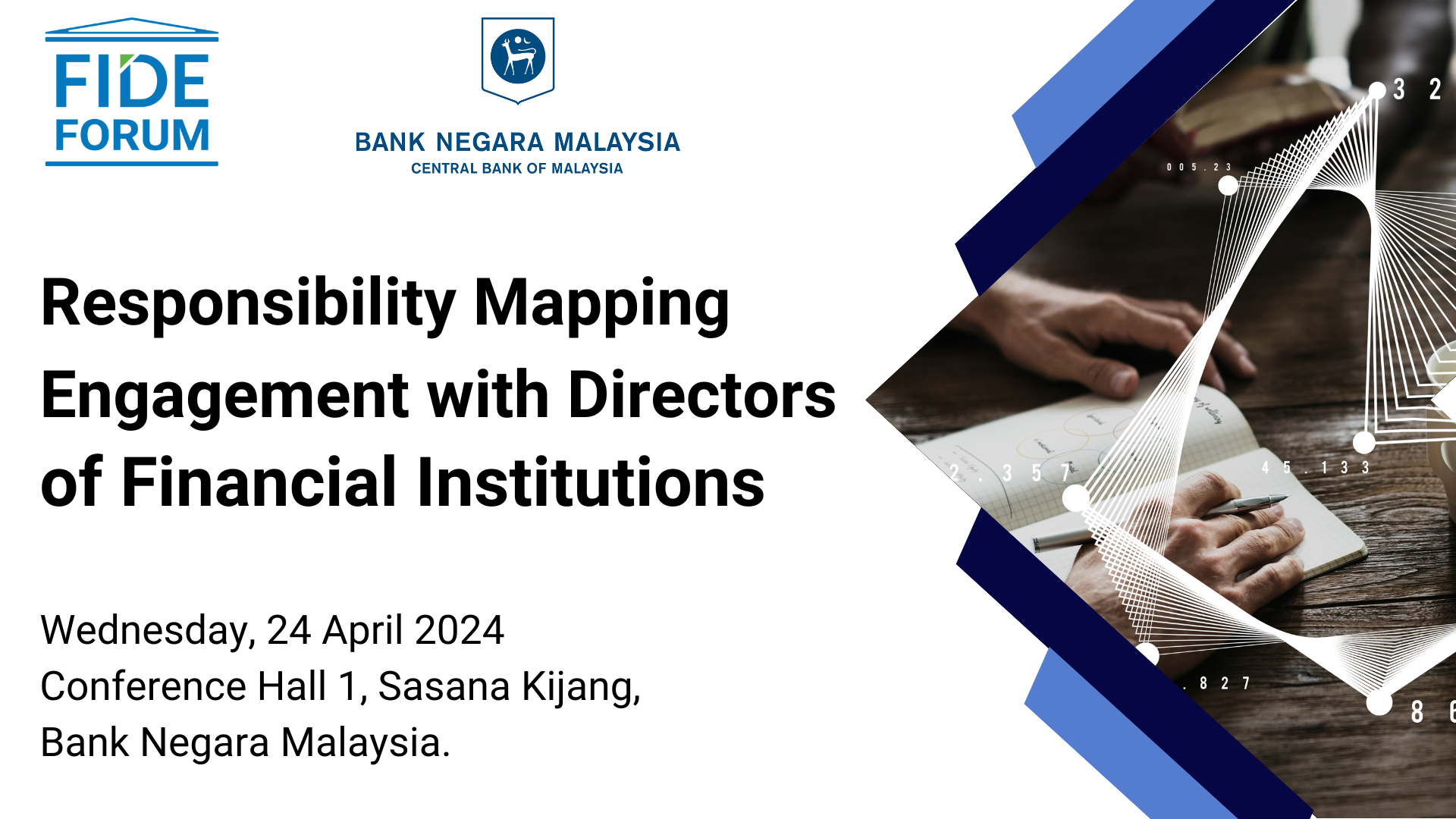 BNM-FIDE FORUM: Responsibility Mapping Engagement with Directors of Financial Institutions